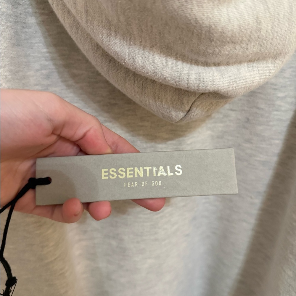 Essentials Fear Of God Gray Hoodie - Picture 6 of 6